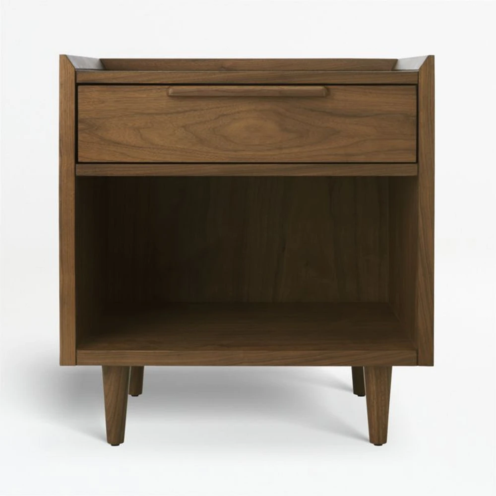 Tate 23" Walnut Nightstand