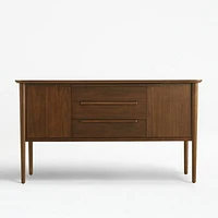 Tate 62" Walnut Midcentury Credenza
