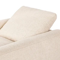 Tillery Antigo Natural Fabric Power Recliner Accent Chair