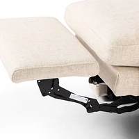 Tillery Antigo Natural Fabric Power Recliner Accent Chair