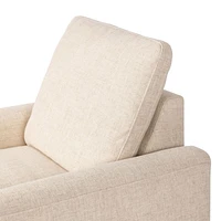 Tillery Antigo Natural Fabric Power Recliner Accent Chair