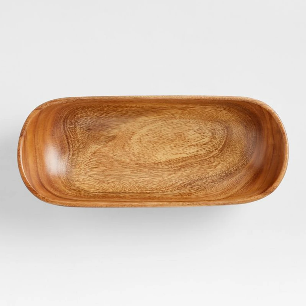 Tondo Acacia Wood Loaf Bowl