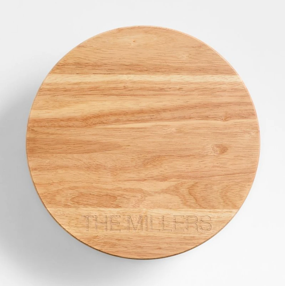 Tondo Natural Wood Cake Stand