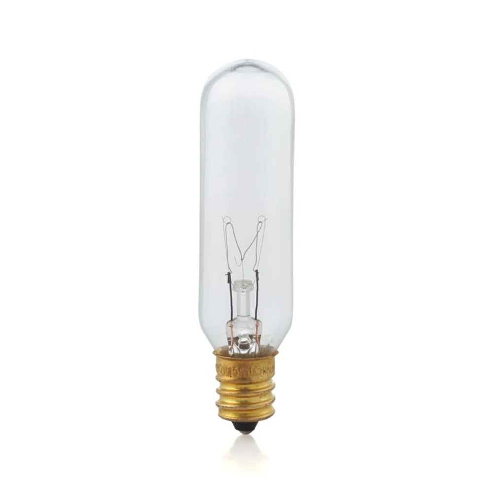 Tubular 15W Candelabra Light Bulb