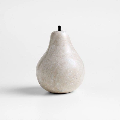 Tuscan Beige Marble Decorative Pear