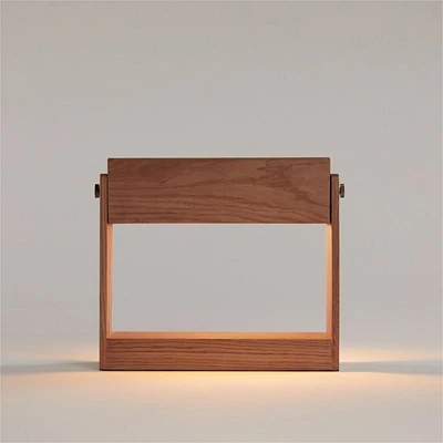 Shinola Utility Natural Wood Desk Lamp