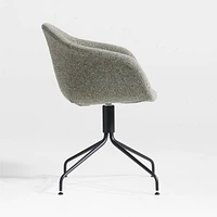 Veneto Modern Green Swivel Office Chair