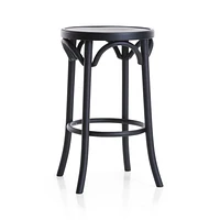 Vienna Matte Black Backless Counter Stool