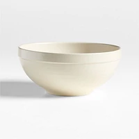 Villa Natural Stoneware Meal Bowl with Matte Glaze
