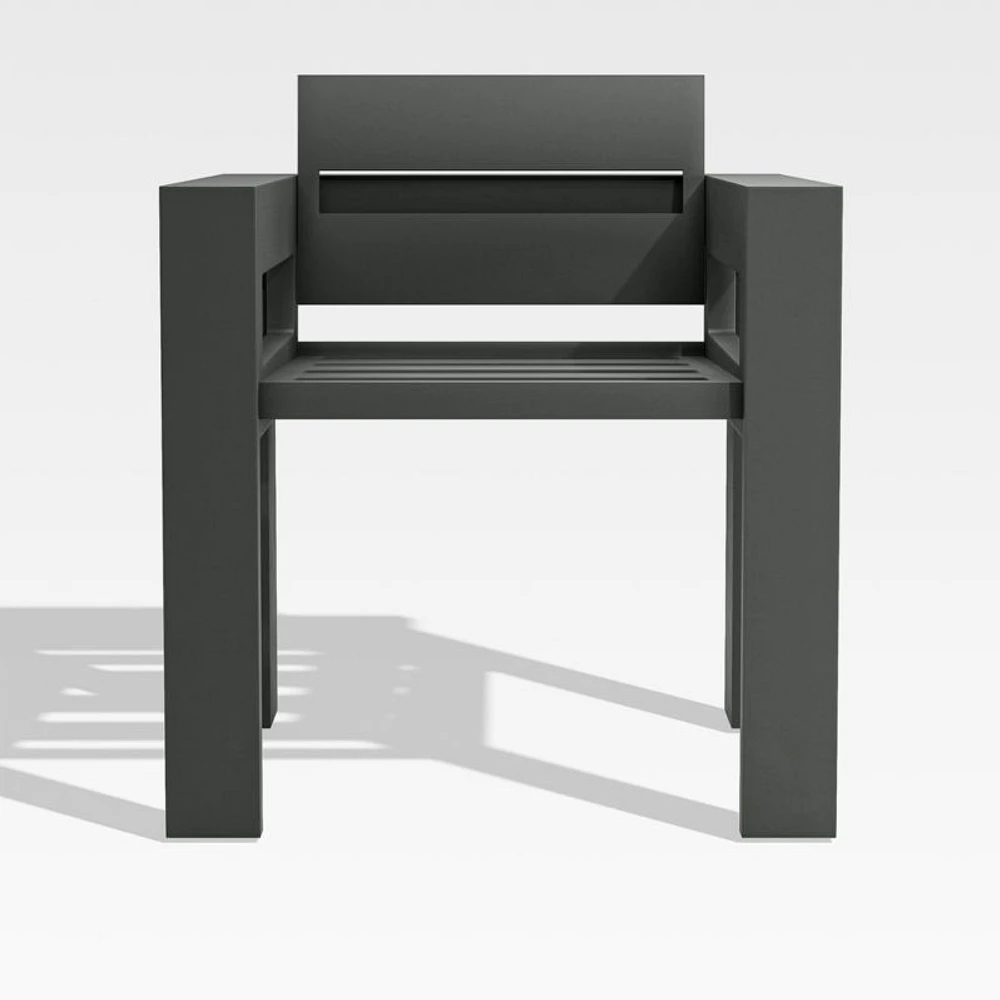 Walker Metal Outdoor Dining Arm Chair