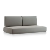 Walker Canvas Charcoal Sunbrella ® Outdoor Loveseat Cushions