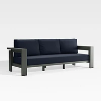 Walker Canvas Navy Blue Sunbrella ® Outdoor Sofa Cushion