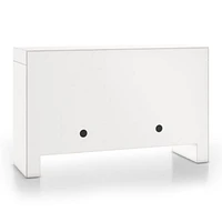Waterfall White Storage Cabinet
