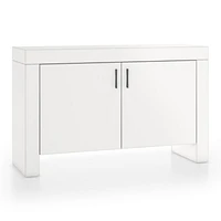 Waterfall White Storage Cabinet
