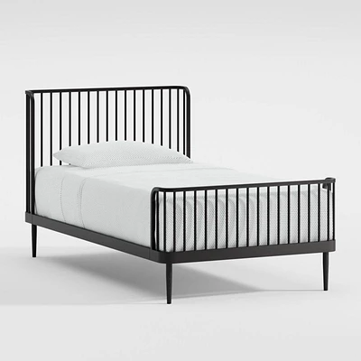 Wembley Kids Twin Black Metal Bed