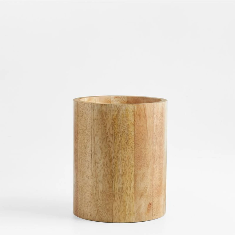Mango Wood Utensil Holder