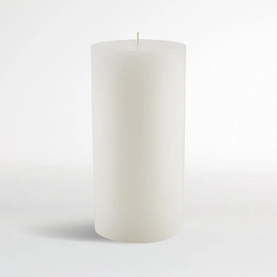 White Pillar Candle 4"x8"