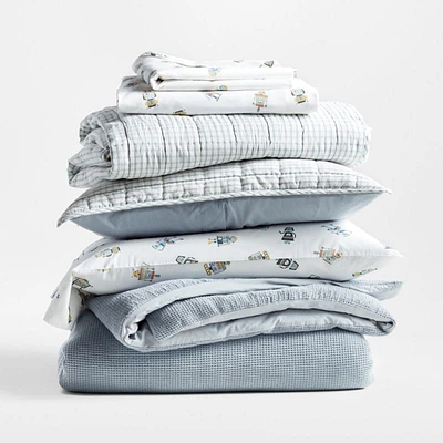 Windowpane Plaid Kids Twin Quilt