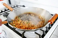 6-Piece Carbon Steel Wok Set