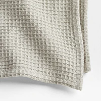 Wren Fog Grey Waffle Weave Organic Cotton Napkin