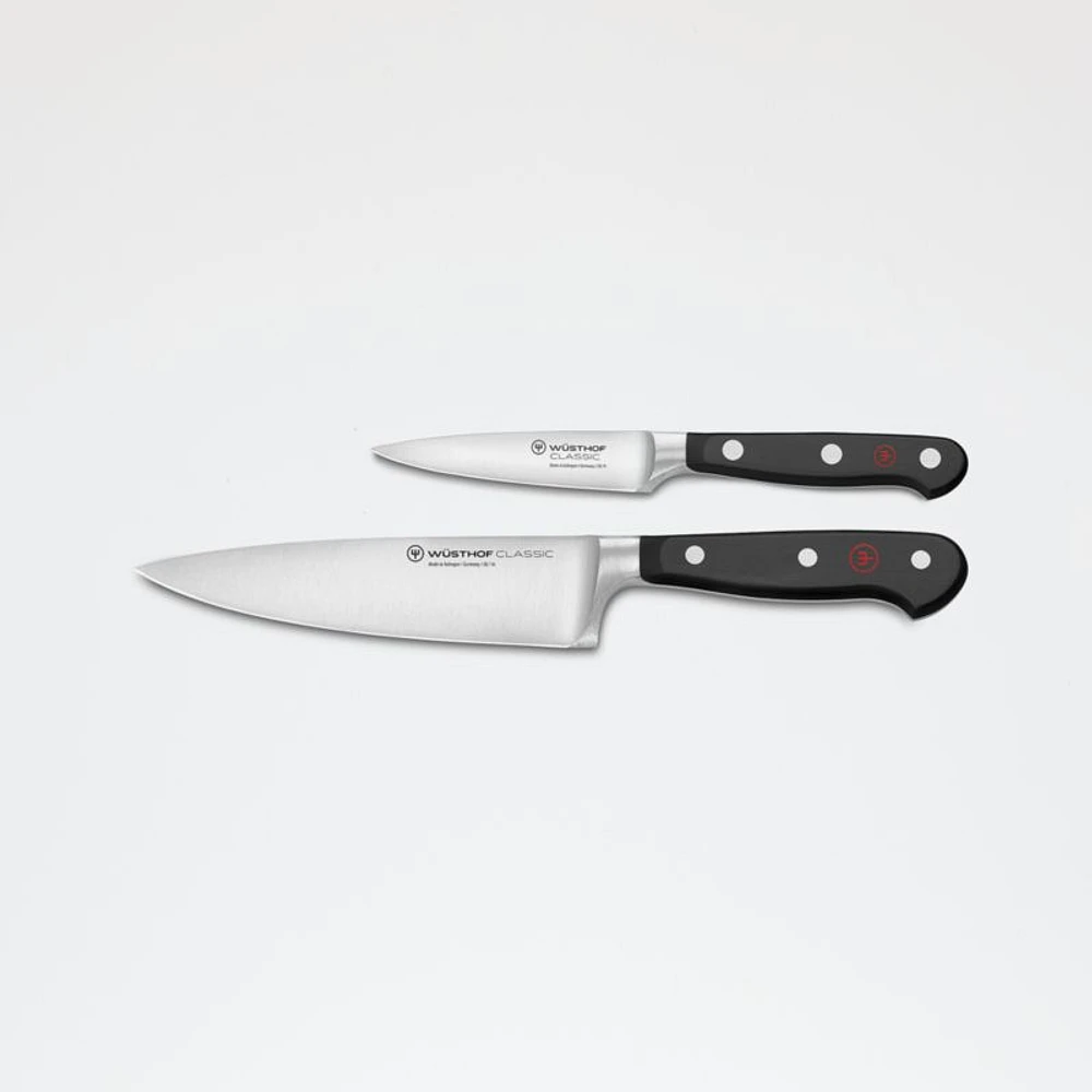 Wusthof ® Classic Black 2-Piece Prep Knife Set