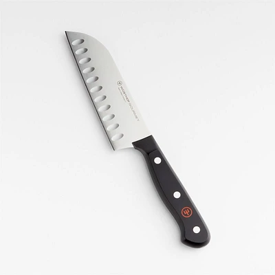 Wusthof ® Gourmet Black 5" Hollow Edge Santoku Knife