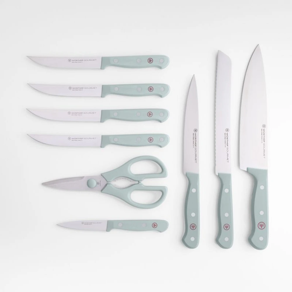 Wusthof ® Gourmet Blue 10-Piece Knife Block Set