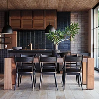 Sobro 86" Walnut Dining Table