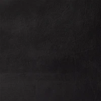 Carlin Antique Black Leather and Cane Accent Chair