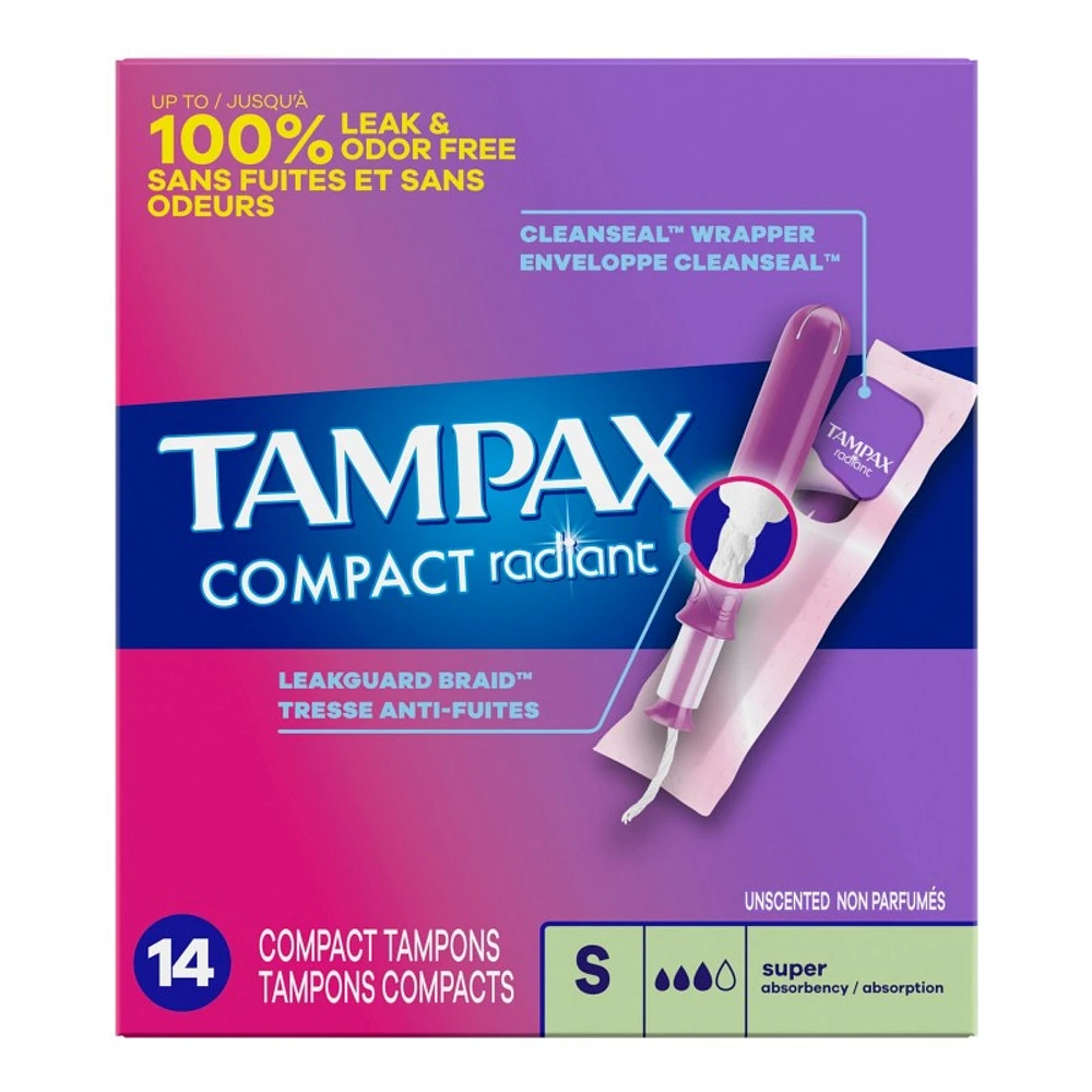 TAMPAX POCKET RADIANT SUPER
