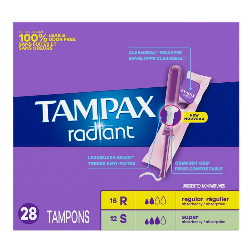 TAMPAX RADIANT DUO R/S