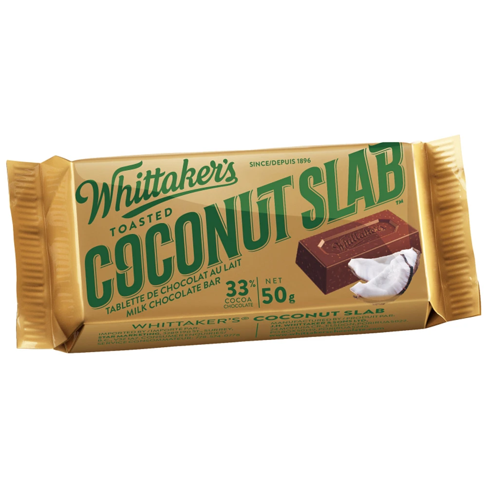 WHITTAKER'S COCONUT SLAB 50G