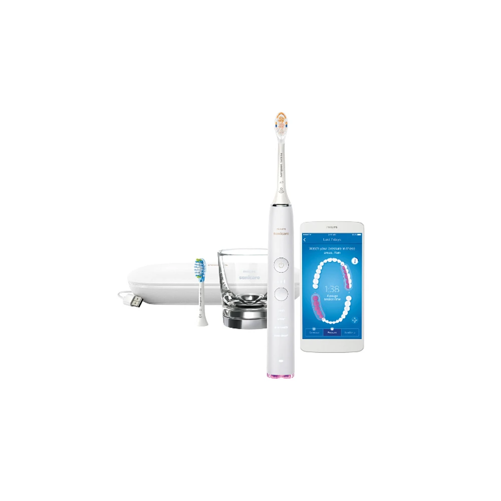 Philips Sonicare DiamondClean Smart Sonic Electric Toothbrush in White Size HX9902/75