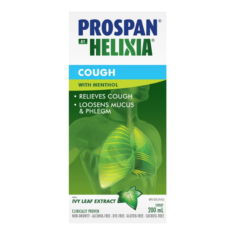 Helixia Prospan Cough Syrup - Menthol - 200ml