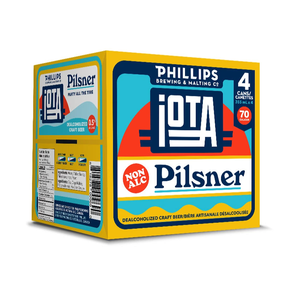 Phillips Iota Non-Alcoholic Pilsner - 4x335ml