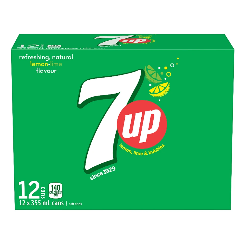 7UP Lemon Lime - Pack of 12