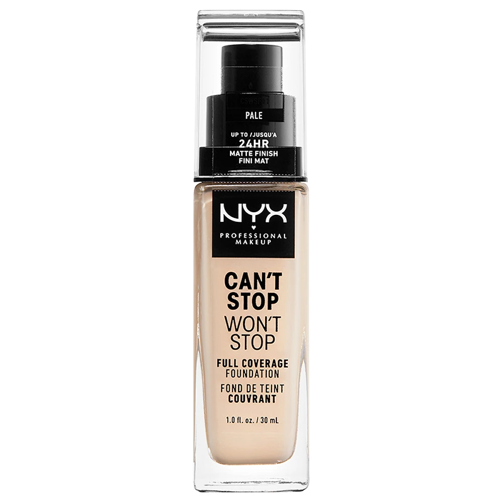 NYX Professional Makeup Can't Stop Won't Stop Full Coverage Foundation - Cappuccino