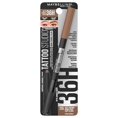 Maybelline Tattoo Studio Brow Pencil - Medium Brown