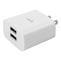 LOGiiX Power Cube Classic Duo 12 Watt USB Power Adapter