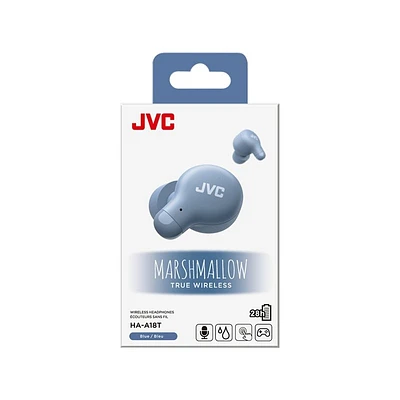 JVC Marshmallow True Wireless In-Ear Headphones - Black - HA-A18T-B