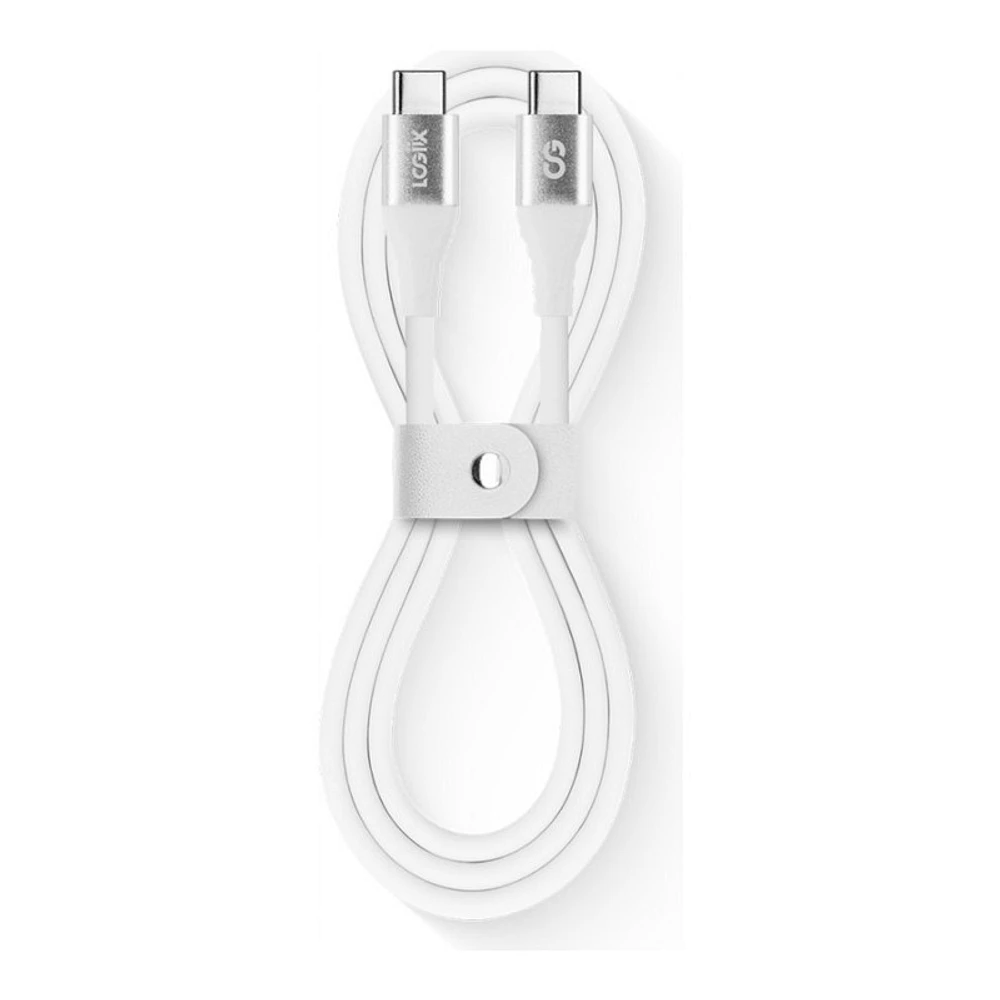 LOGiiX Vibrance USB-C to USB-C Cable - Blush - 1m