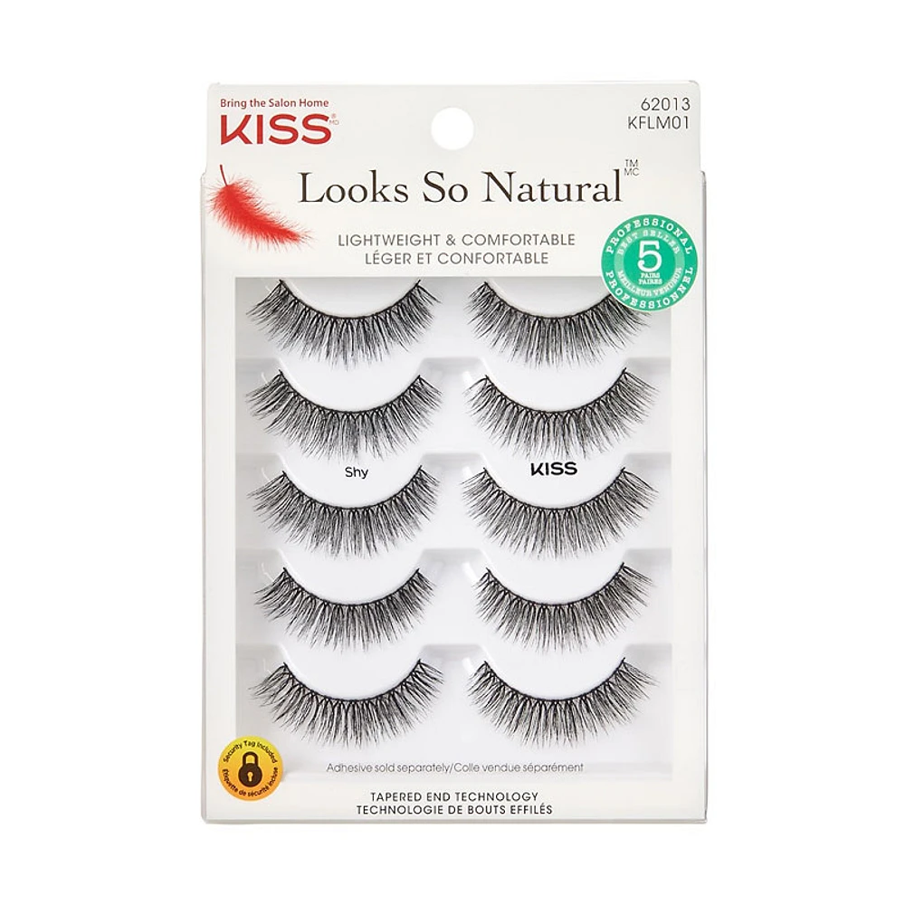 Kiss Looks So Natural Lash Multipack - Shy