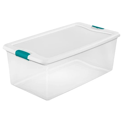 Sterilite Latch Tote - Clear - 24L