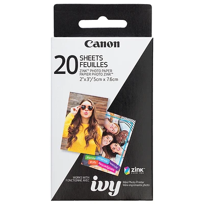 Canon ZINK 2 X 3 Photo Paper - 20 sheets - 3214C001