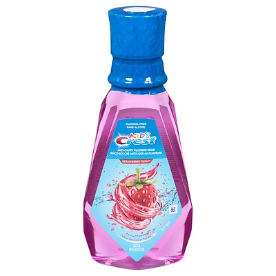 Crest Kid's Anti-Cavity Fluoride Rinse - Strawberry Rush - 500ml