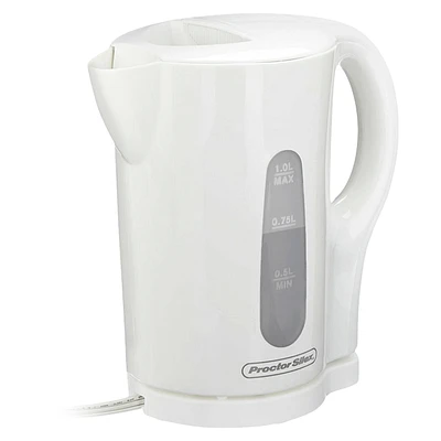 Proctor Silex Cordless Jug Kettle - White - 1L - 41005
