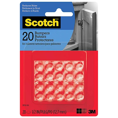 Scotch Bumpers for Cabinets - Clear - 0.5in/20s