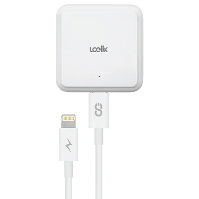 Logiix Sync and Charge Jolt 1.5M Lightning Cable - White - LGX-12863