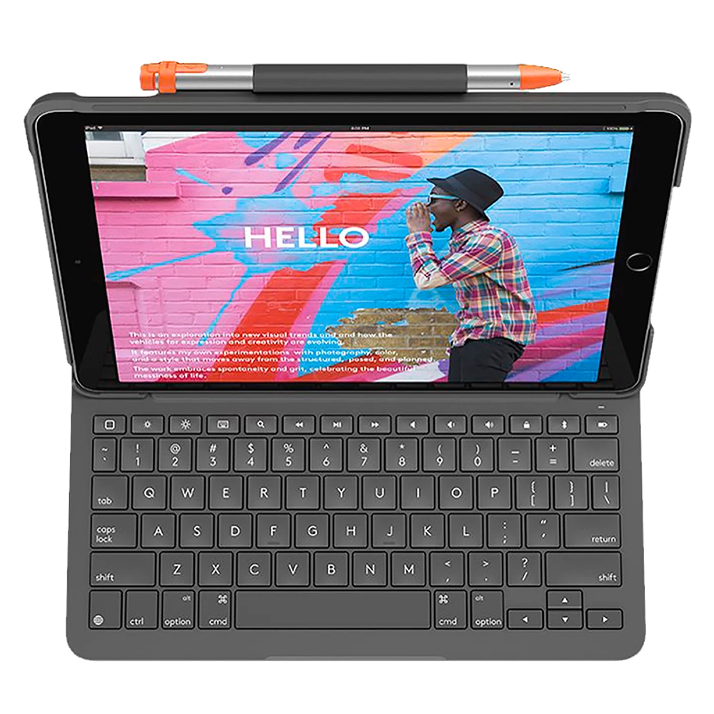 Logitech Slim Folio Keyboard Case for iPad 10.2 - 920-009473