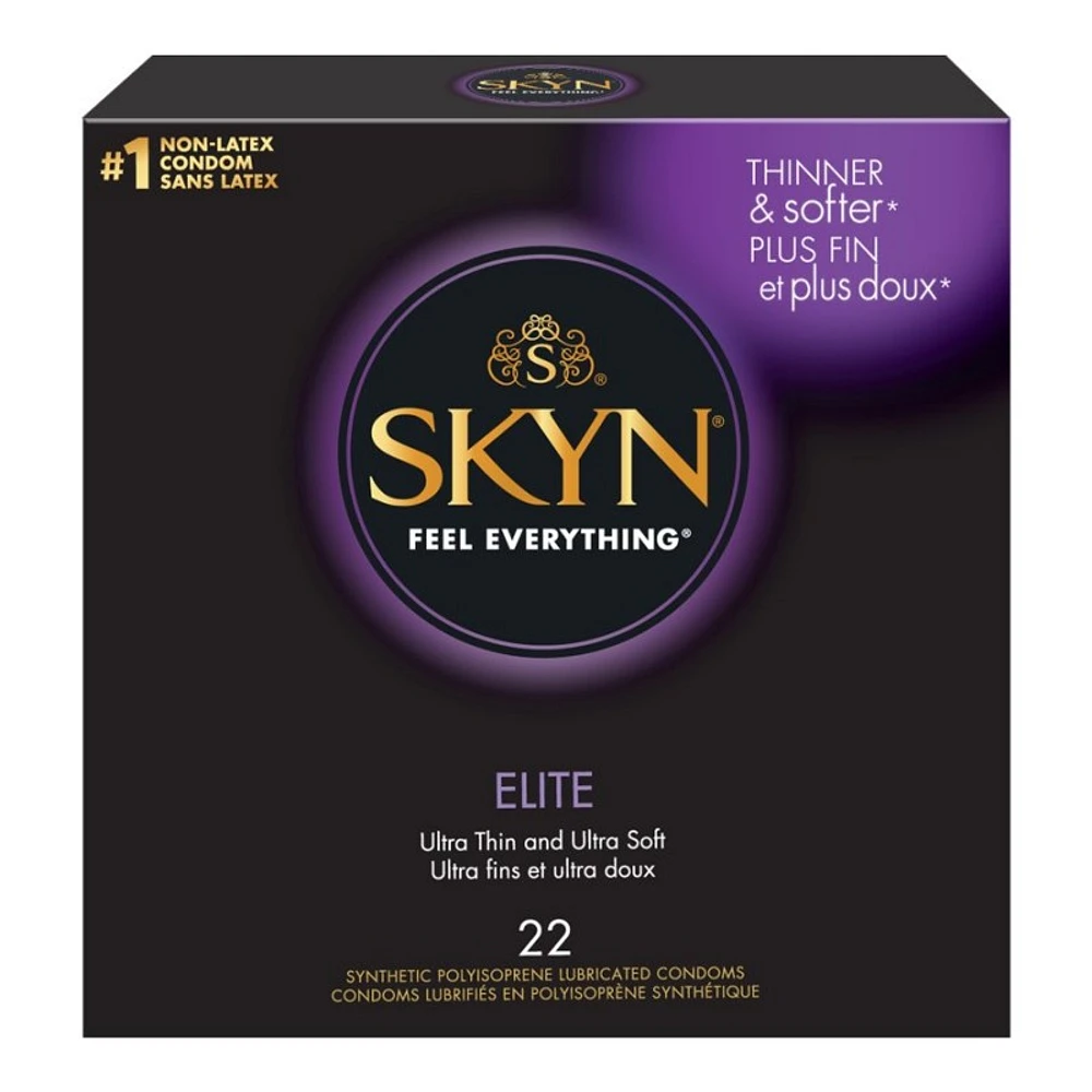 SKYN Elite Ultra Thin and Ultra Soft Condoms - 22s